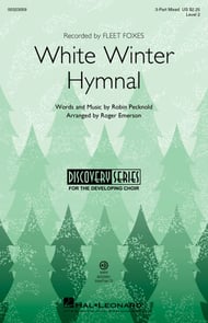 White Winter Hymnal Three-Part Mixed choral sheet music cover Thumbnail